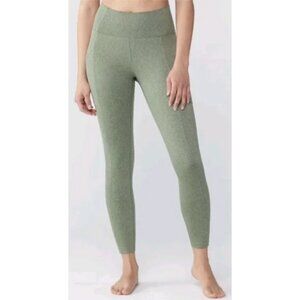 REI COOP Take Your Time 7/8 Length Textured Leggings in Sea Olive - Size L
